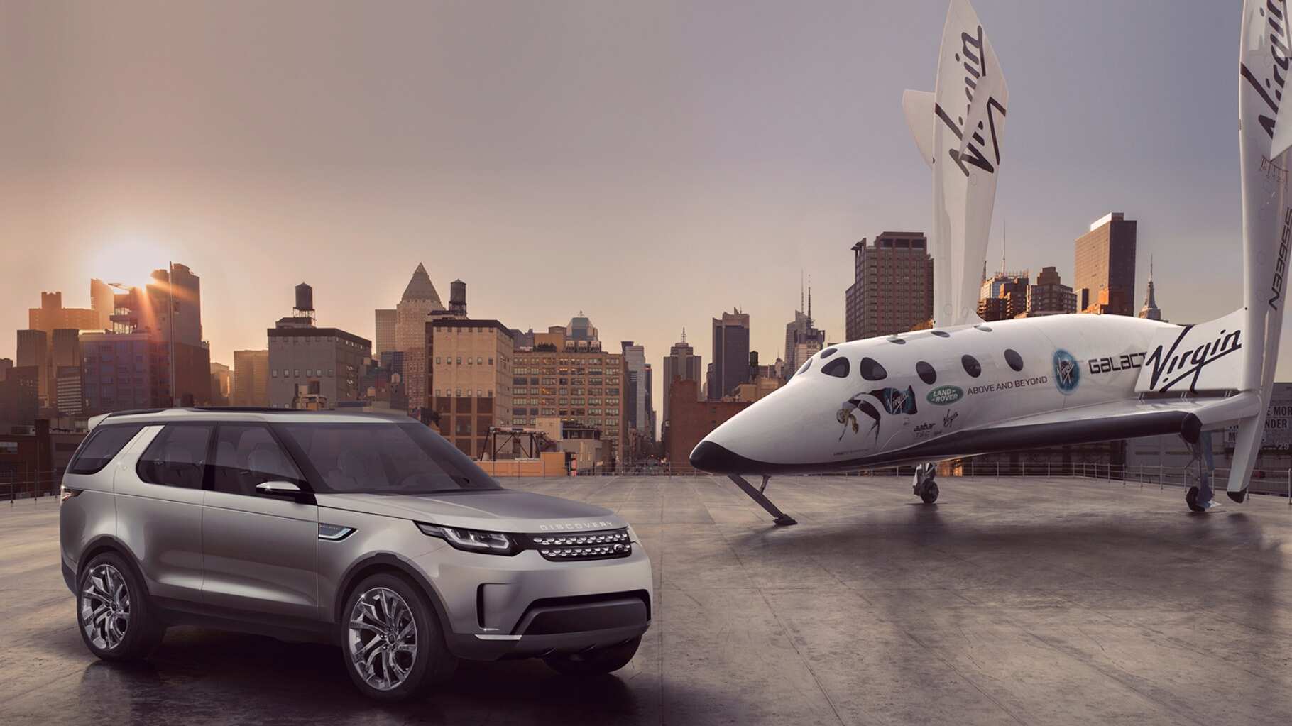 Land Rover Discovery and Virgin Galactic's partnership of adventure 