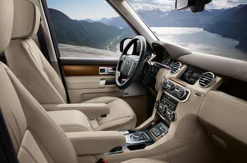 The refined interior design and controls of the Discovery